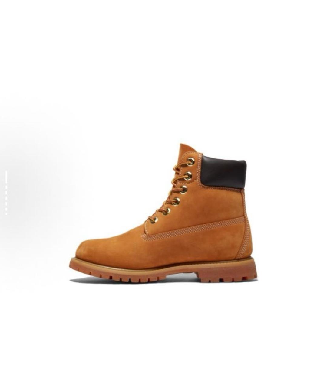TIMBERLAND Бежевые кожаные ботинки, фото 2