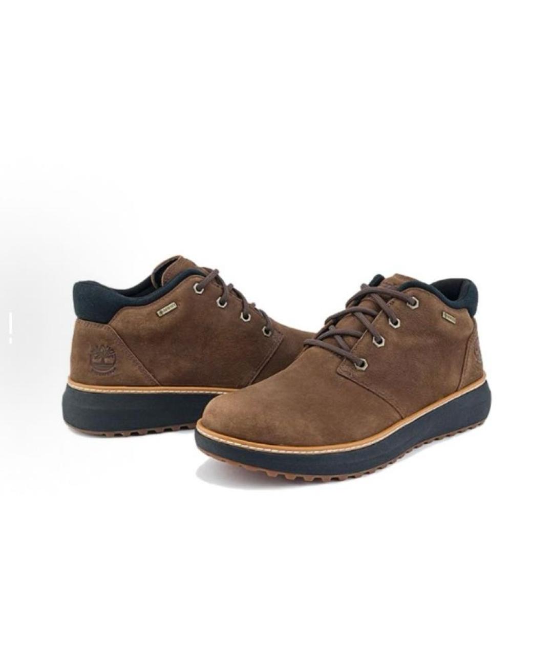 TIMBERLAND Коричневые кожаные ботинки, фото 5