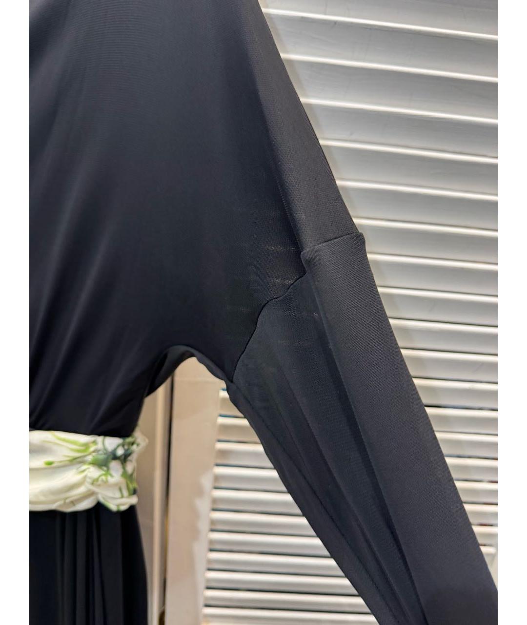 CAVALLI CLASS Черное вискозное коктейльное платье, фото 6