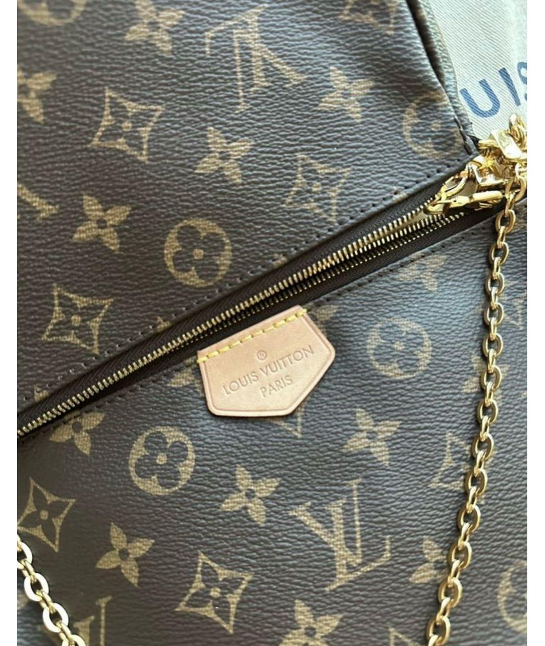 LOUIS VUITTON Коричневая сумка через плечо, фото 5