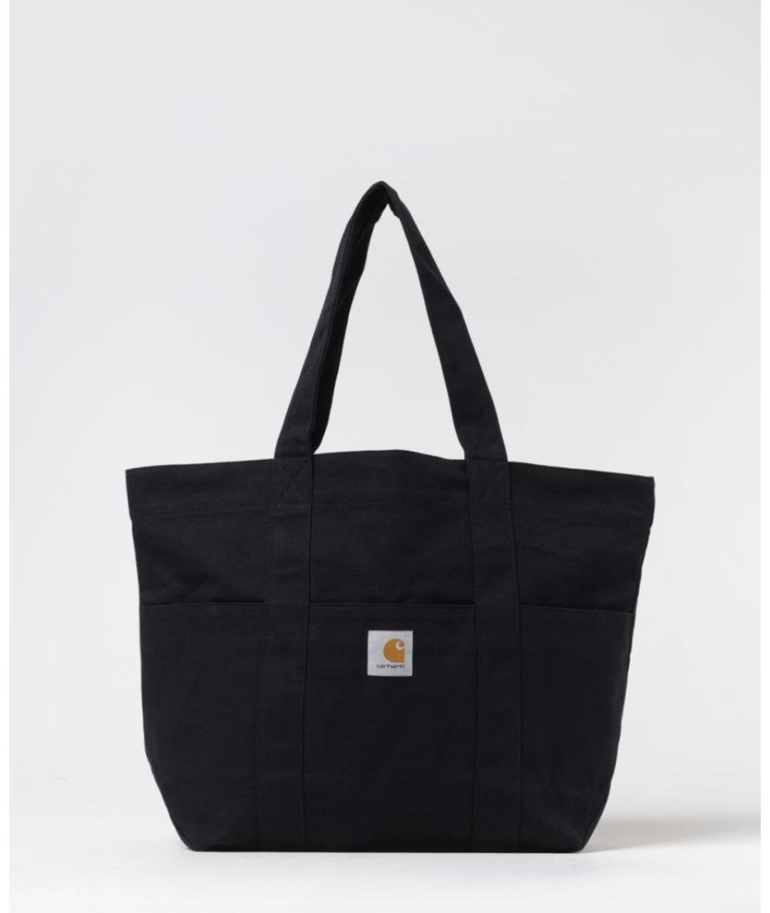 CARHARTT Черная тканевая сумка тоут, фото 4