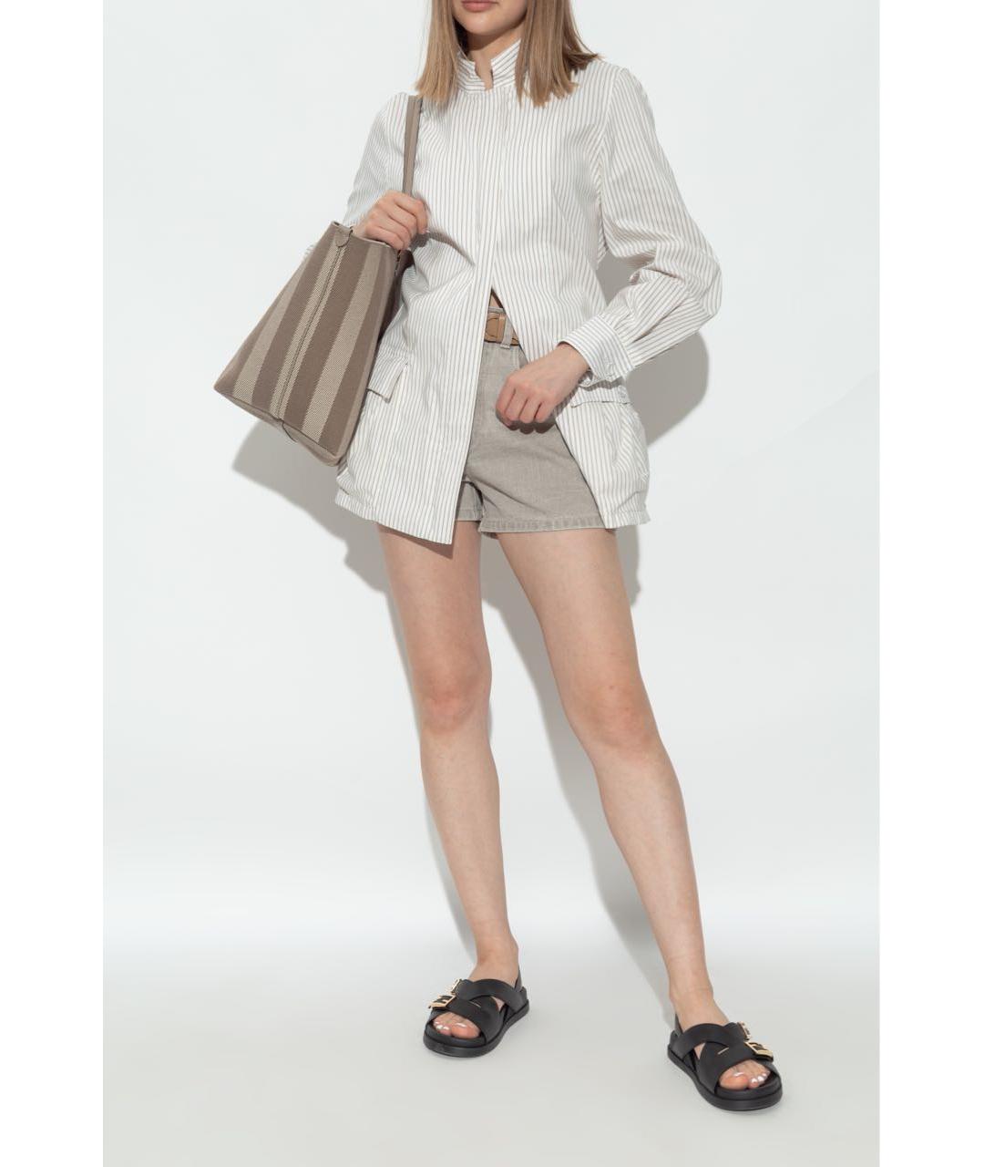 FENDI Черные кожаные сандалии, фото 6