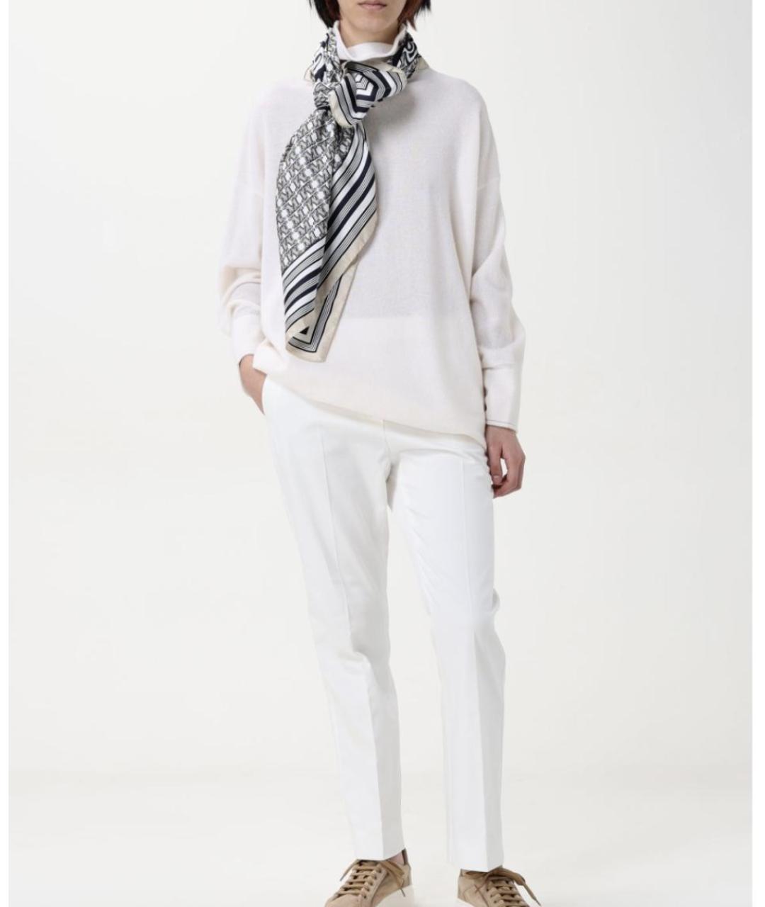 MAX MARA Синий шелковый платок, фото 4