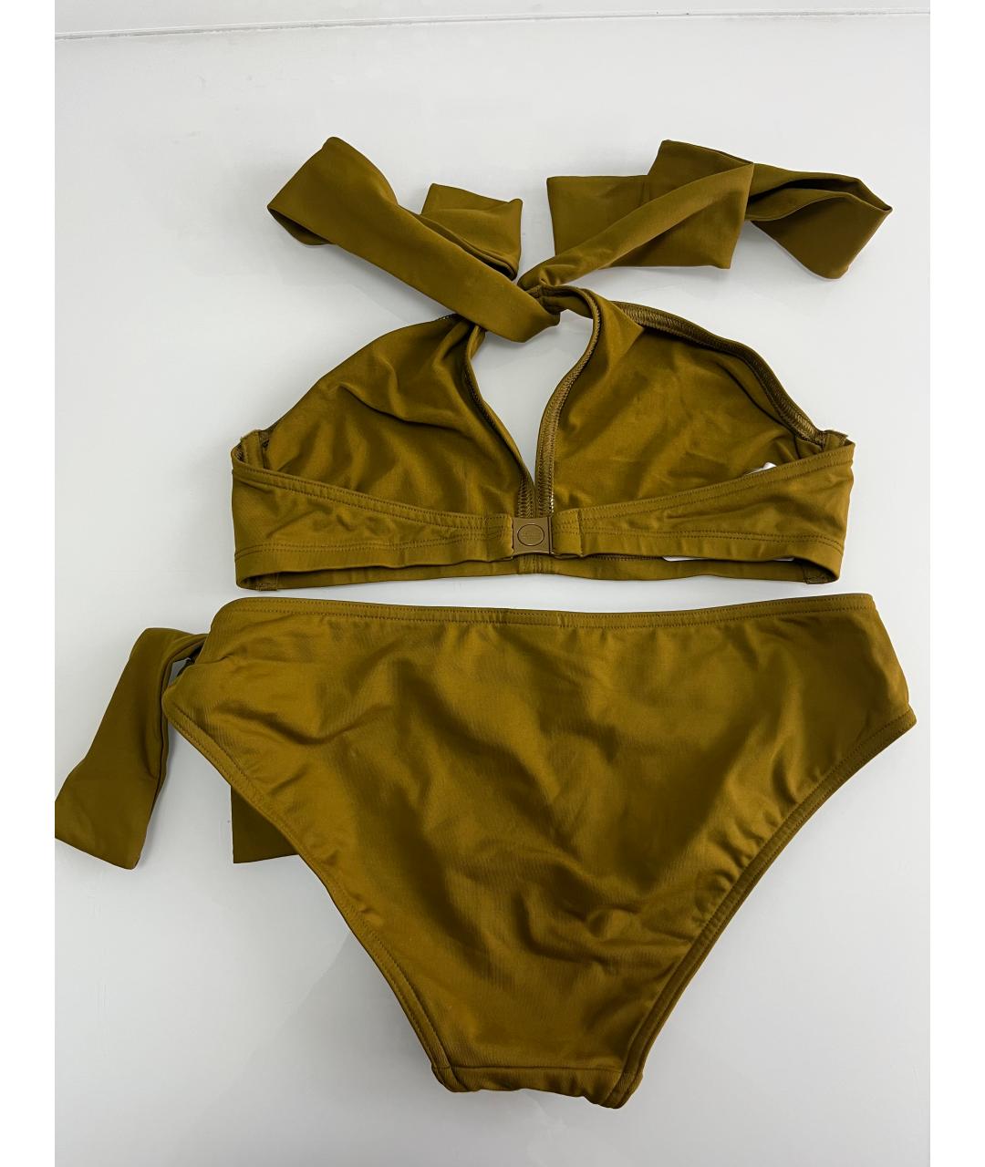 Eres Горчичный полиамидовый купальник, фото 2