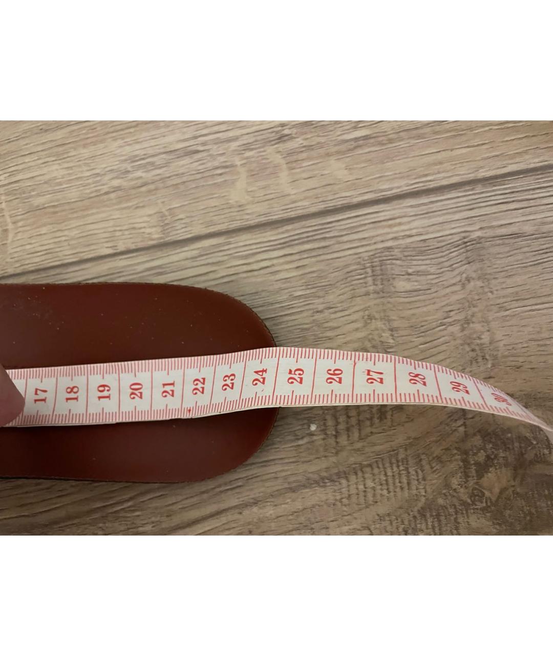 LORO PIANA Антрацитовые кожаные ботинки, фото 7