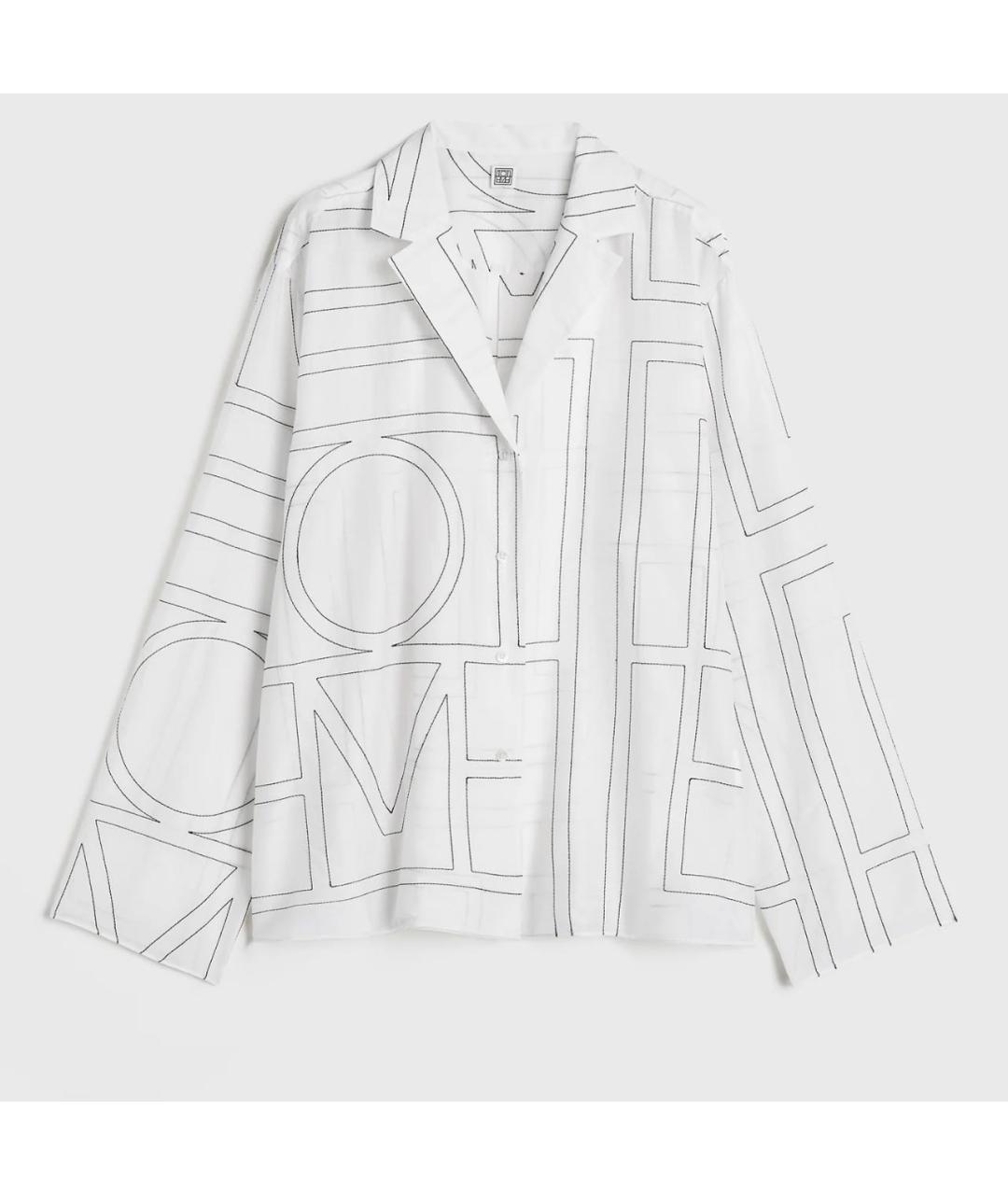 TOTEME Белая хлопковая рубашка, фото 5