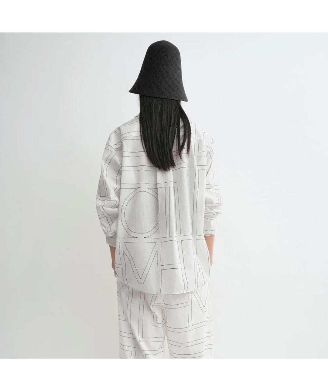 TOTEME Белая хлопковая рубашка, фото 2