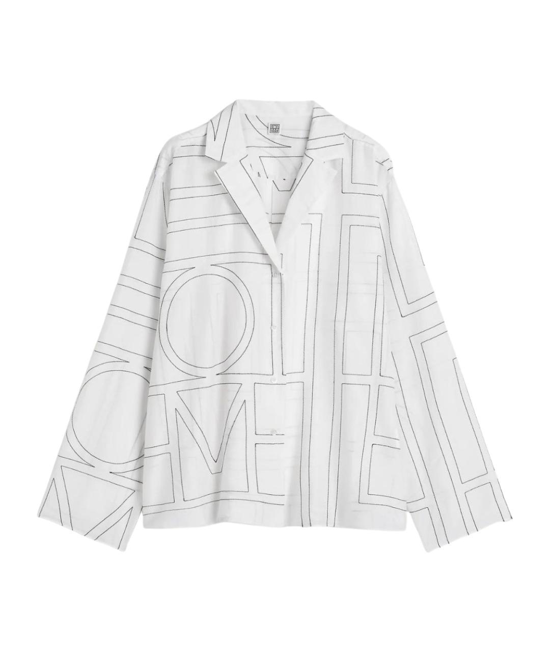 TOTEME Белая хлопковая рубашка, фото 1