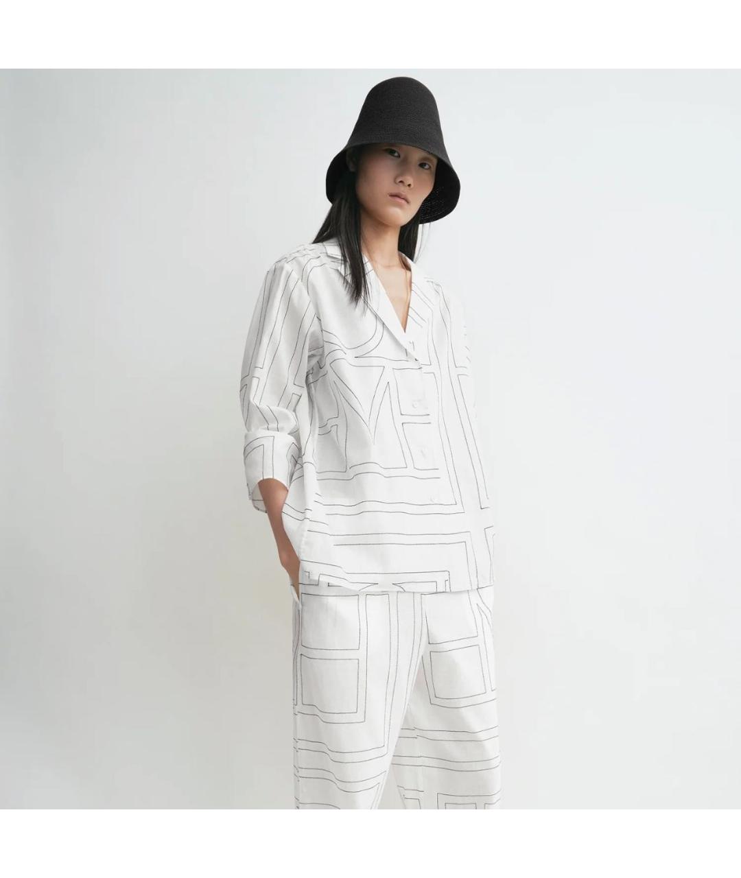 TOTEME Белая хлопковая рубашка, фото 3