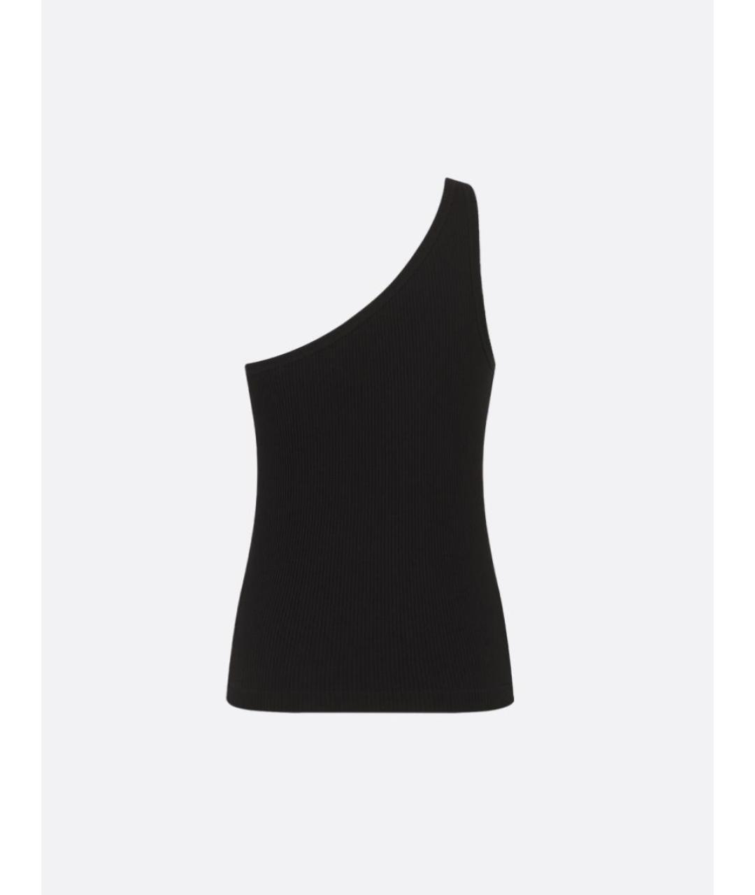 CHRISTIAN DIOR Черная хлопковая майка, фото 3