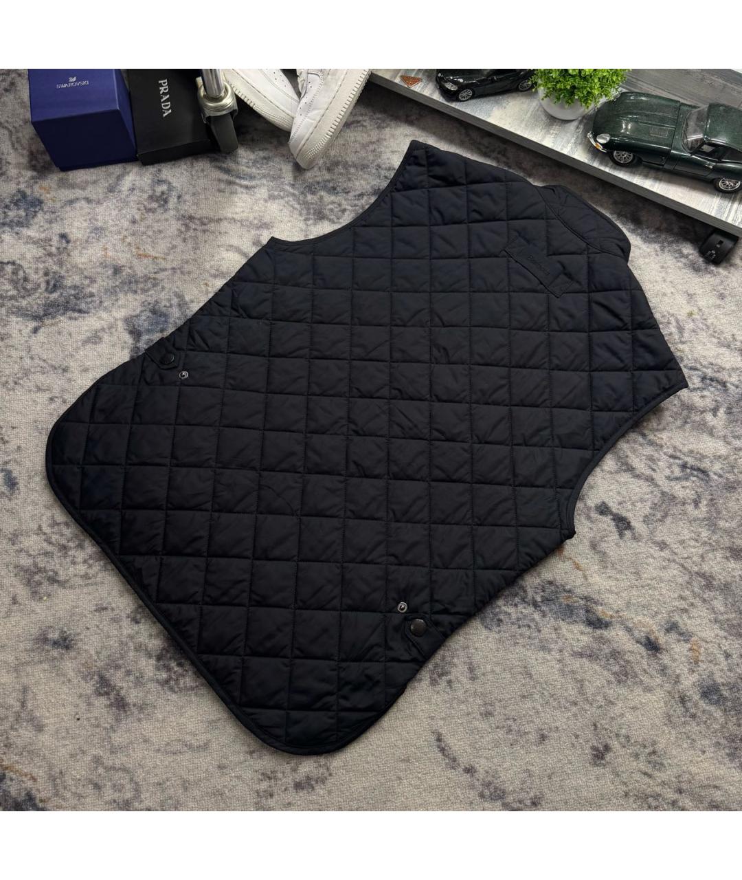 BARBOUR Темно-синий полиэстеровый жилет, фото 6