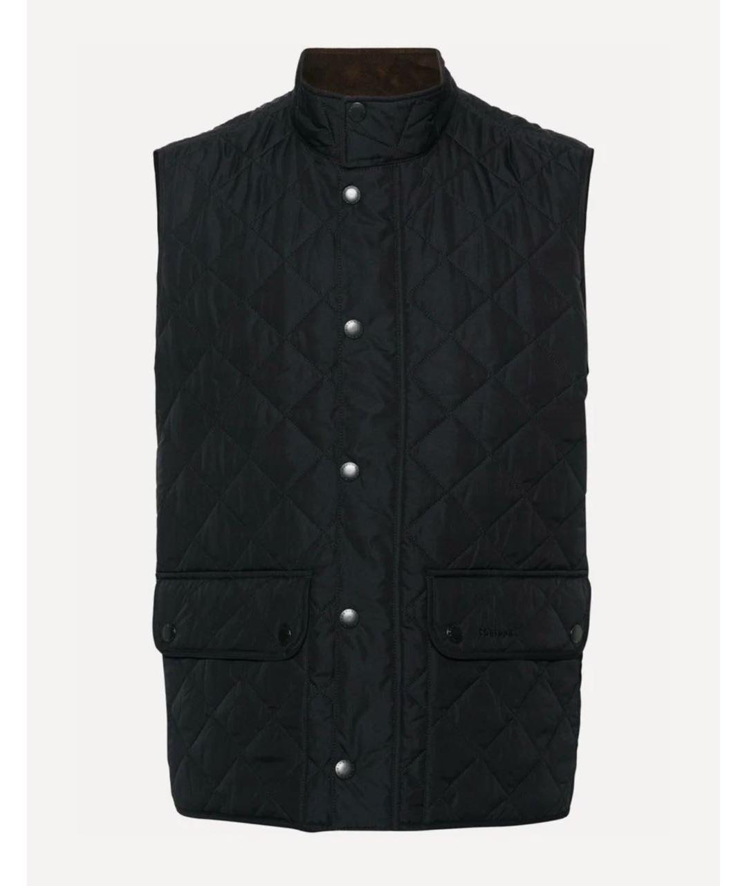 BARBOUR Темно-синий полиэстеровый жилет, фото 9