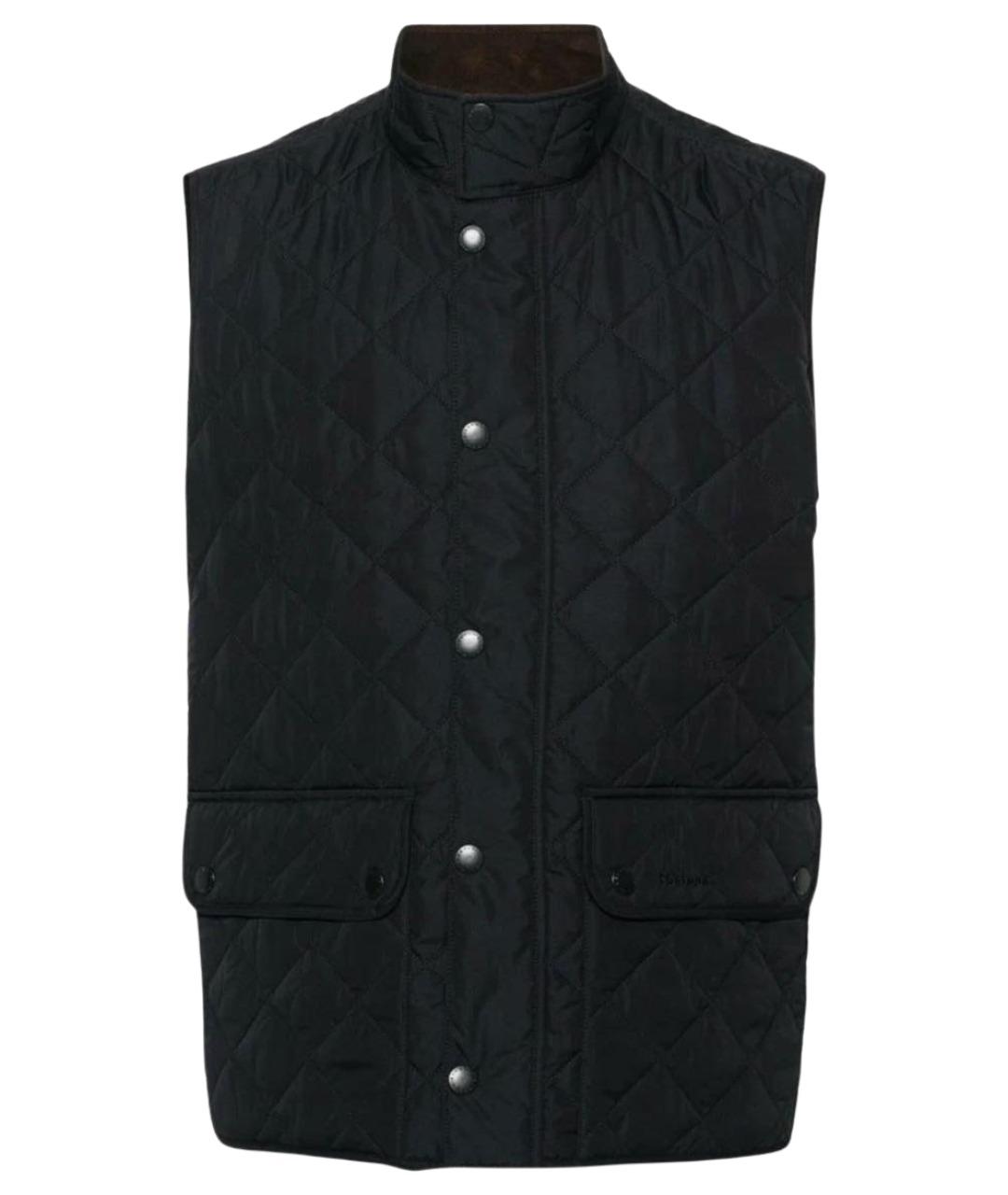 BARBOUR Темно-синий полиэстеровый жилет, фото 1