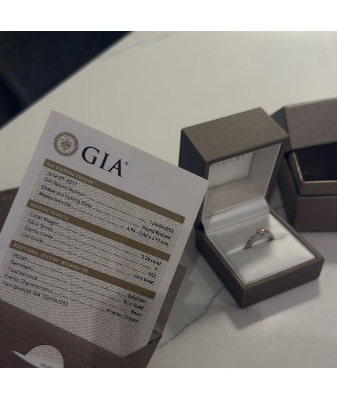 BVLGARI Серебряное платиновое кольцо, фото 6