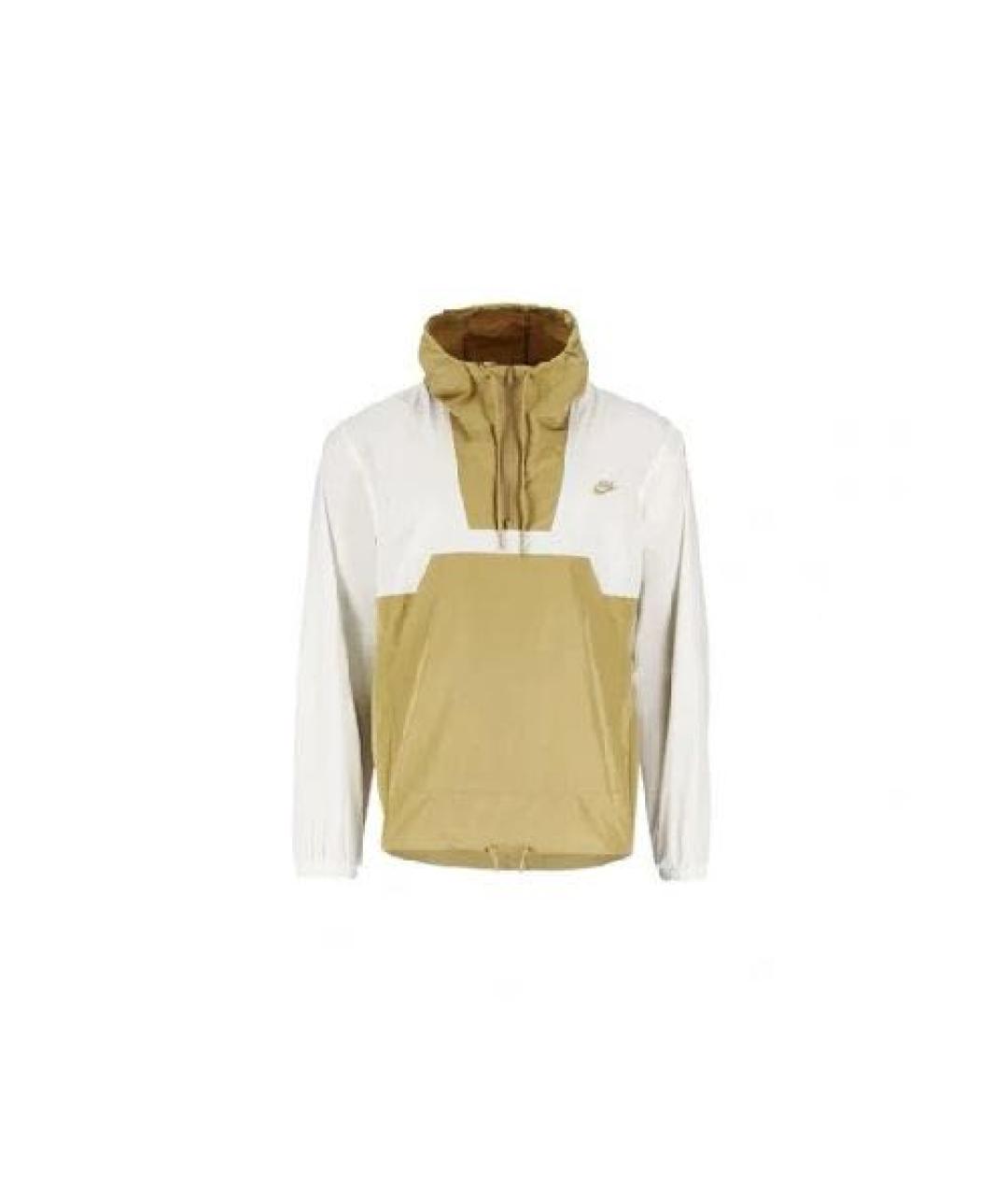 NIKE Бежевая полиэстеровая куртка, фото 7