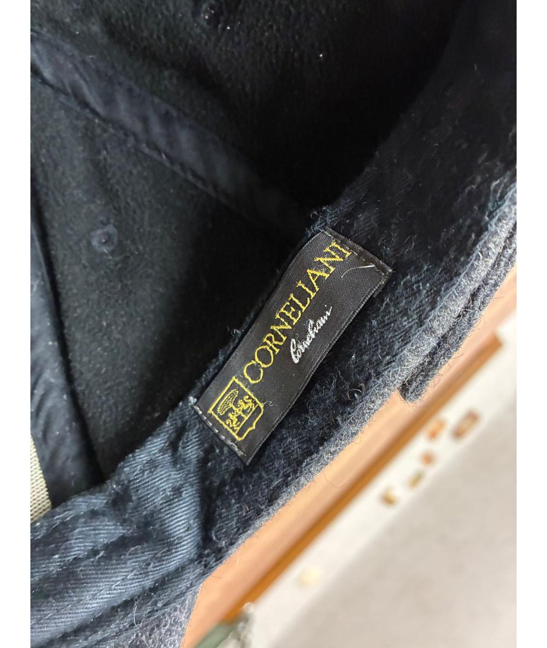 CORNELIANI Серая шерстяная кепка/бейсболка, фото 4