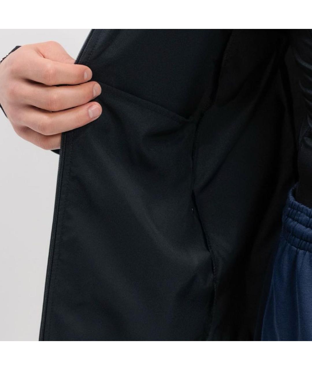 NIKE Черная полиэстеровая куртка, фото 6