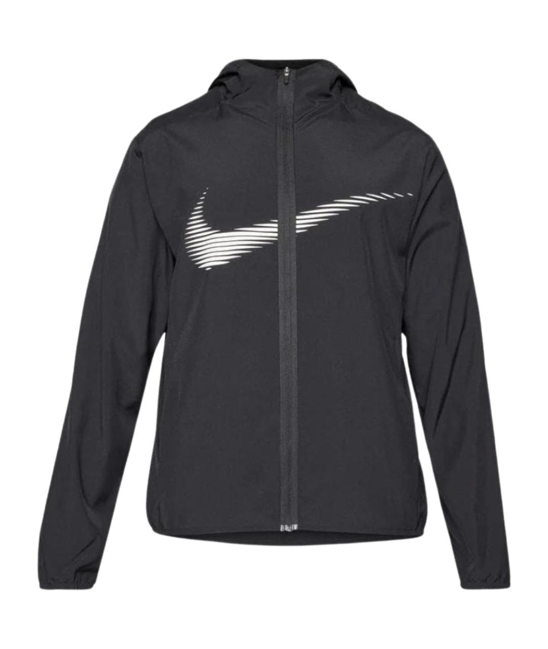 NIKE Черная полиэстеровая куртка, фото 1