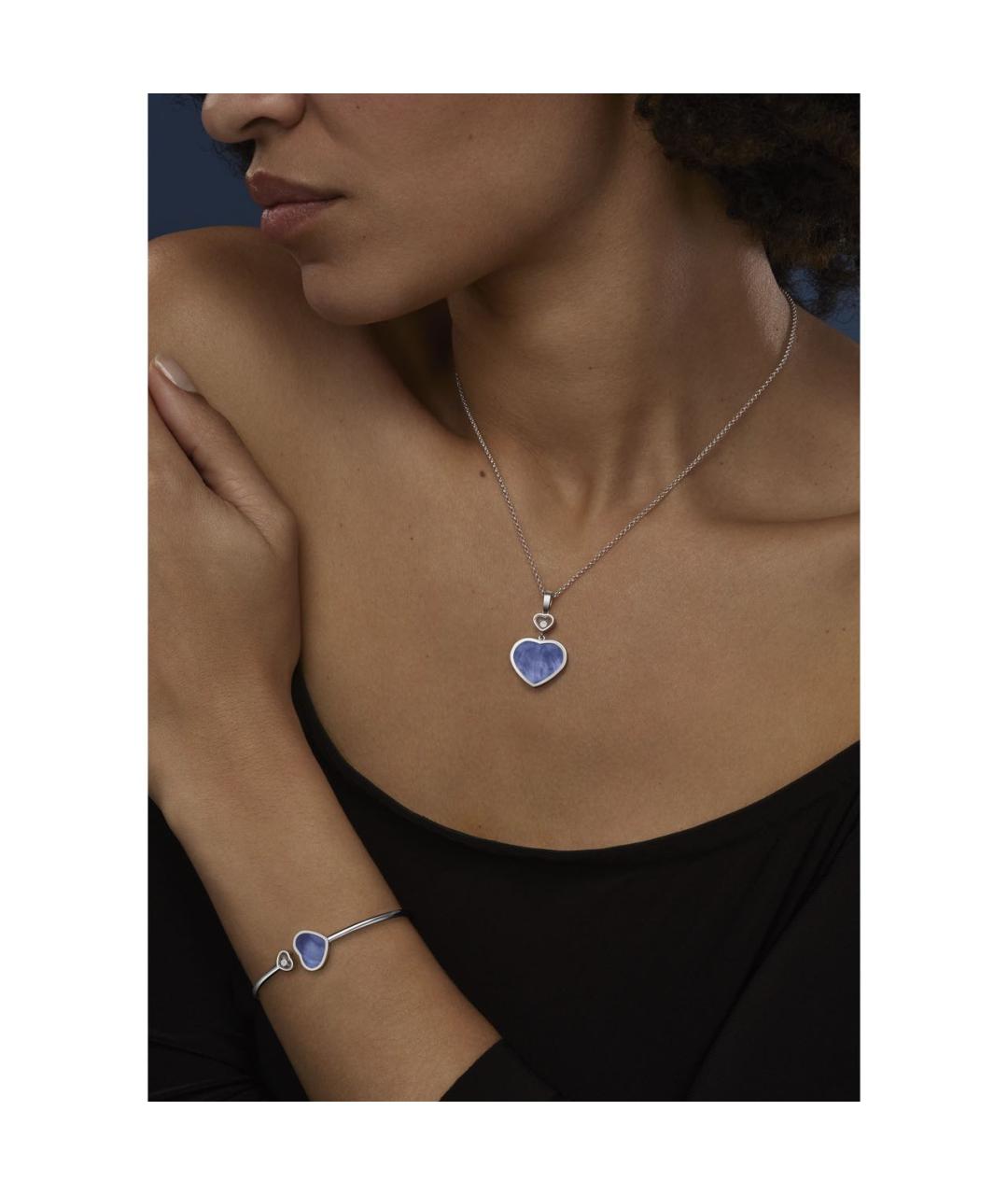 CHOPARD Синяя подвеска из белого золота, фото 6