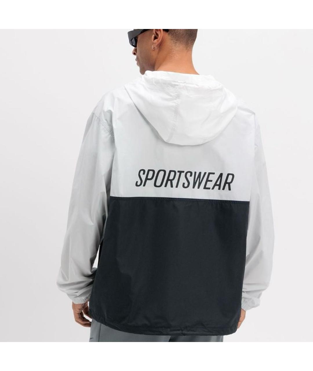 NIKE Белая полиэстеровая куртка, фото 6