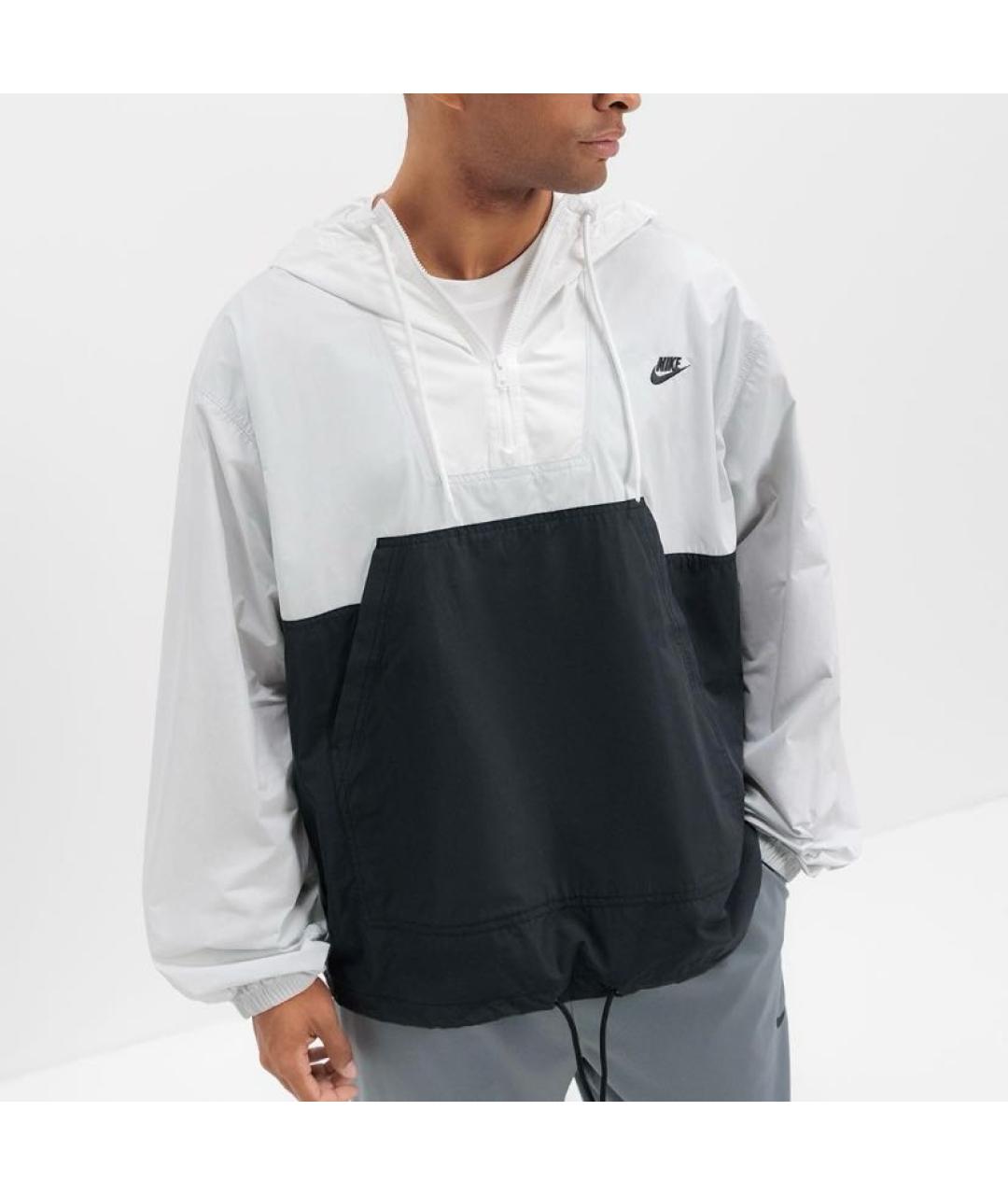 NIKE Белая полиэстеровая куртка, фото 2