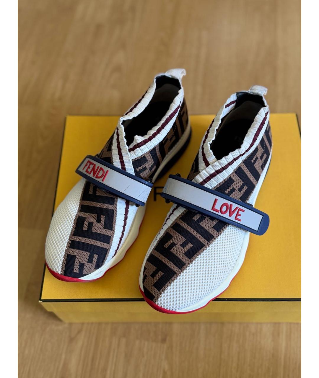 FENDI Мульти кеды, фото 2