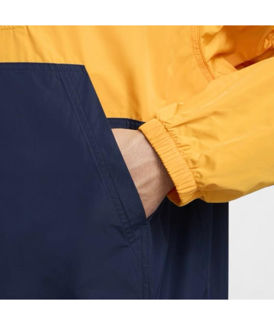 NIKE Оранжевая полиэстеровая куртка, фото 5