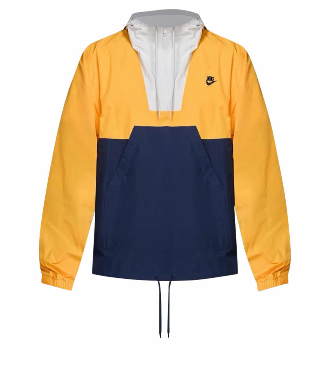 NIKE Оранжевая полиэстеровая куртка, фото 1