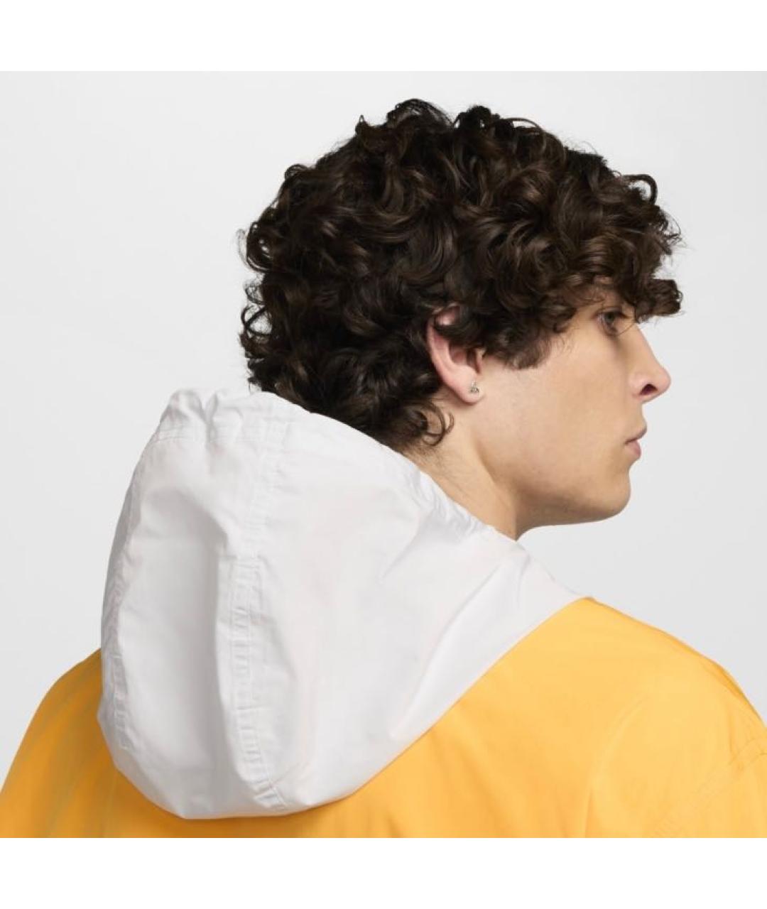 NIKE Оранжевая полиэстеровая куртка, фото 6