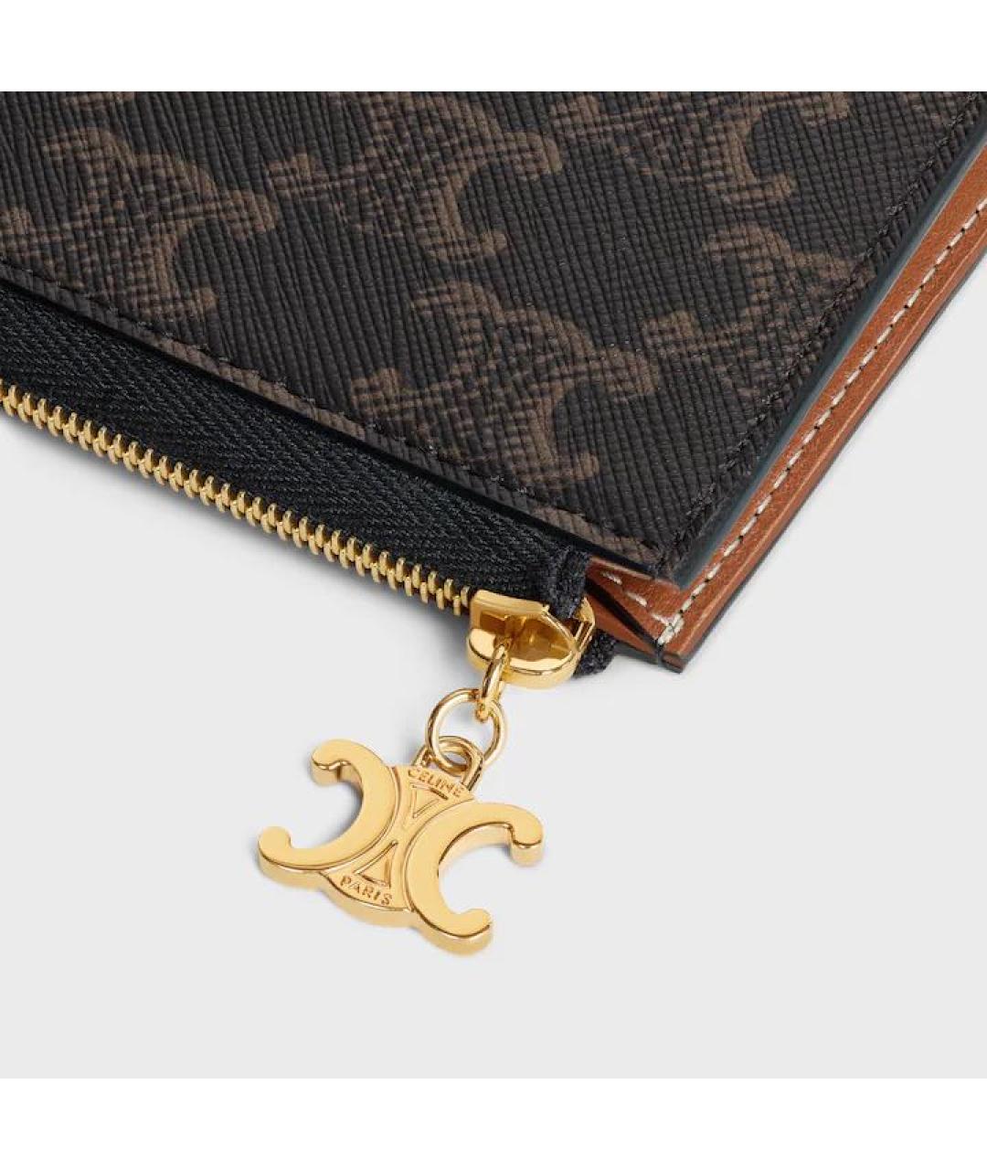 CELINE Кожаная косметичка, фото 5