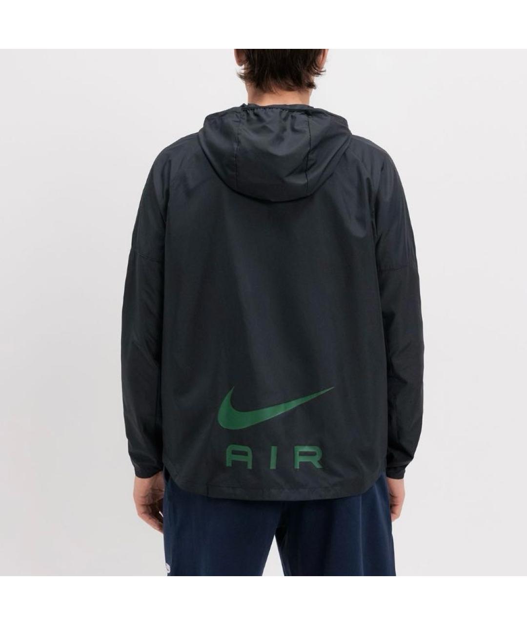 NIKE Черная полиэстеровая куртка, фото 5