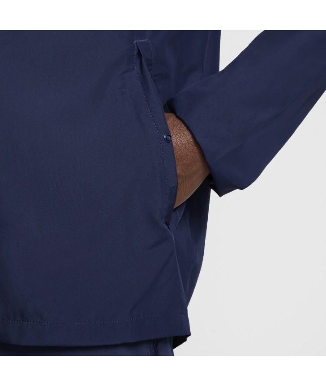 NIKE Синяя полиэстеровая куртка, фото 7