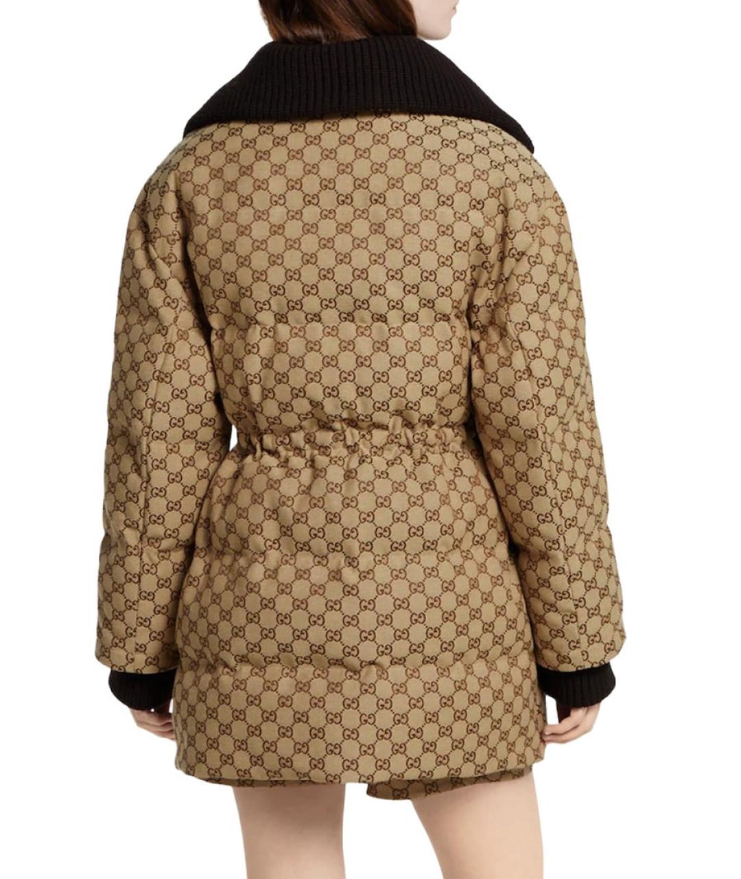 GUCCI Бежевый пуховик, фото 2