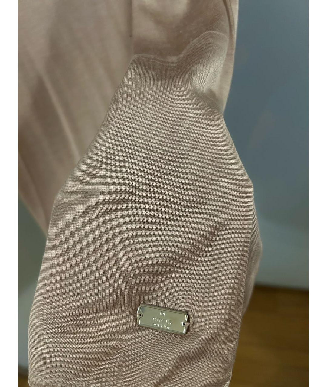 GUCCI Бежевая вискозная майка, фото 6