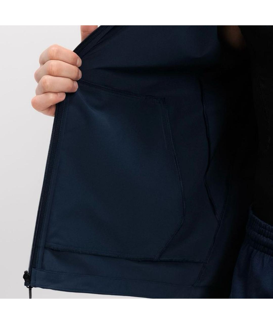 NIKE Темно-синяя полиэстеровая куртка, фото 6