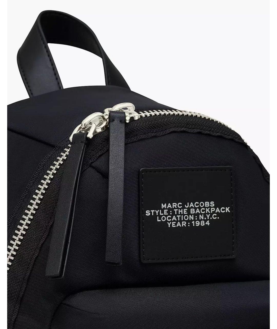 MARC JACOBS Черный тканевый рюкзак, фото 4