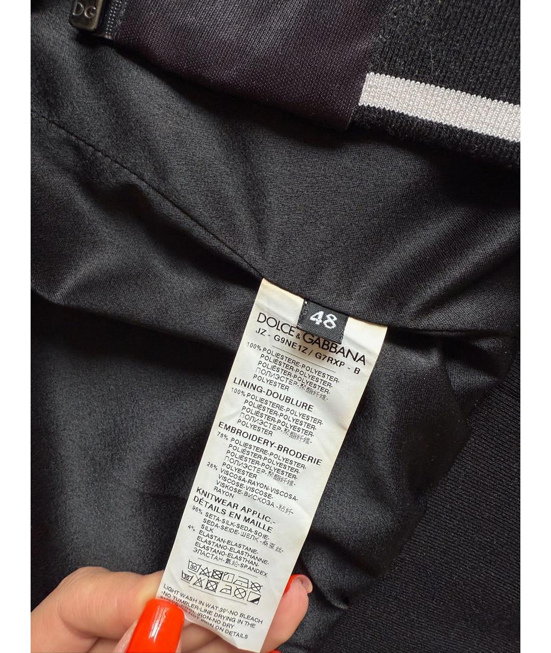 DOLCE&GABBANA Черный повседневный костюм, фото 2