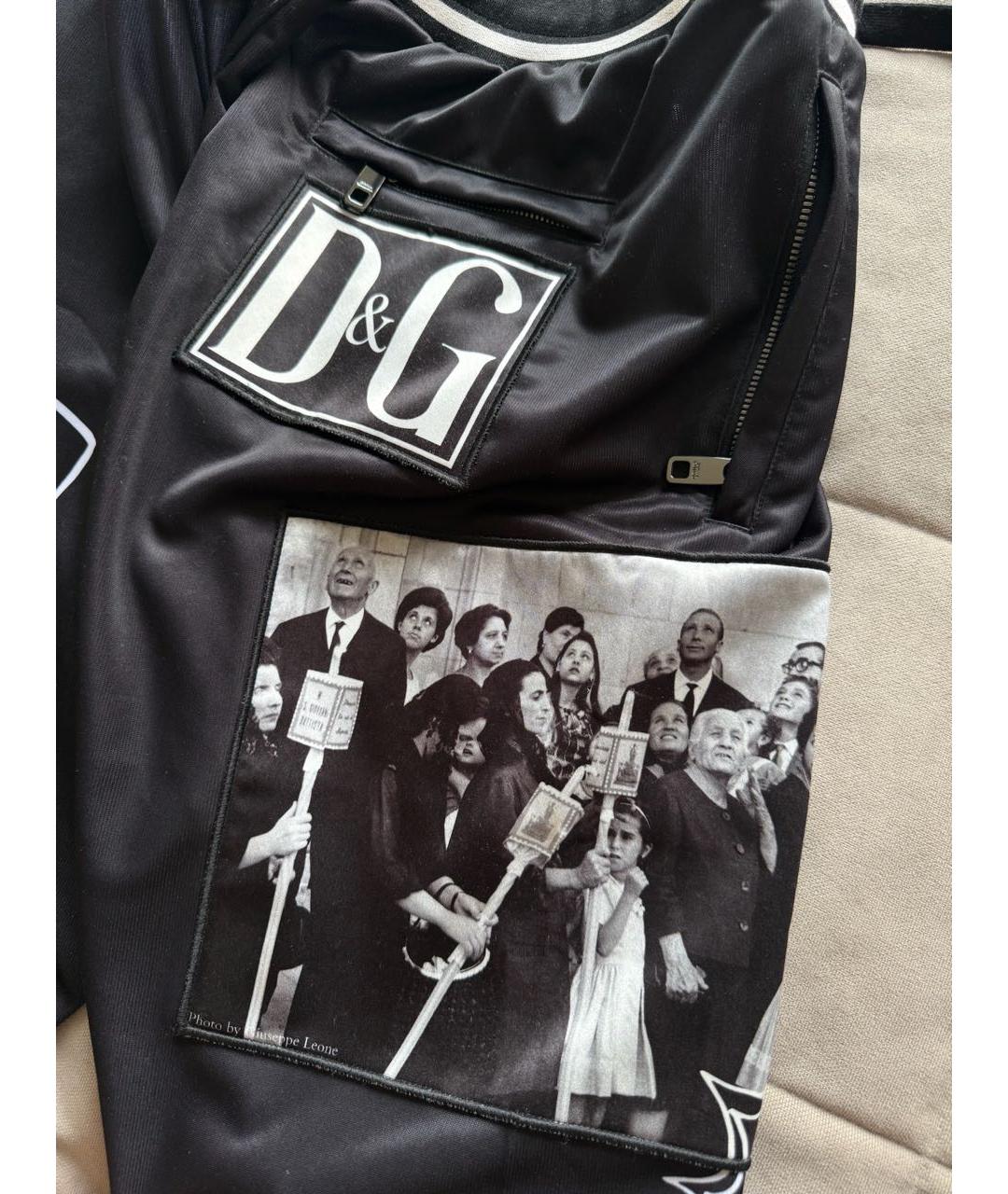 DOLCE&GABBANA Черный повседневный костюм, фото 7