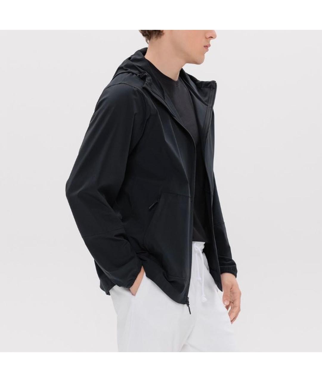 NIKE Черная полиэстеровая куртка, фото 4