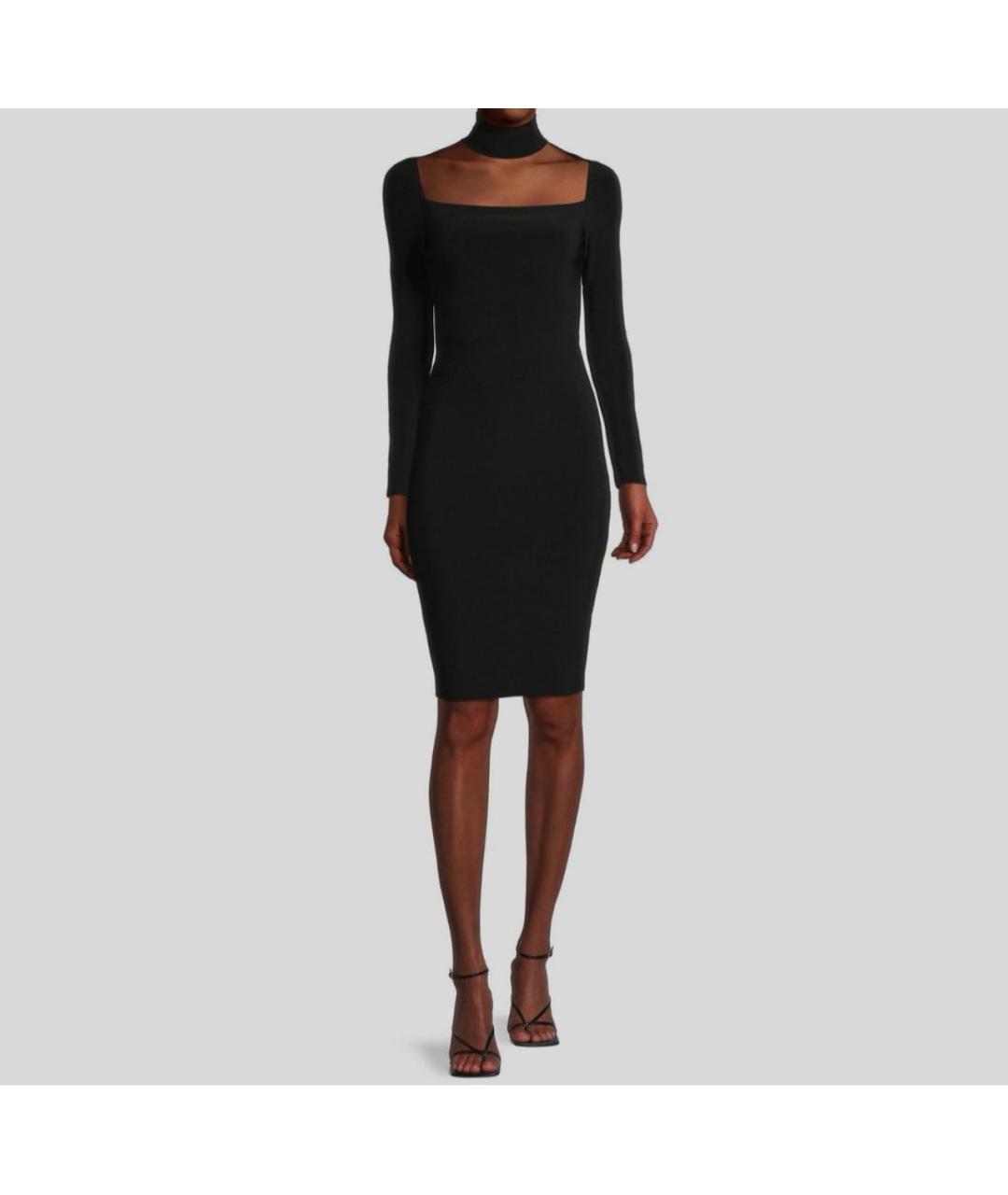 NORMA KAMALI Черное коктейльное платье, фото 6