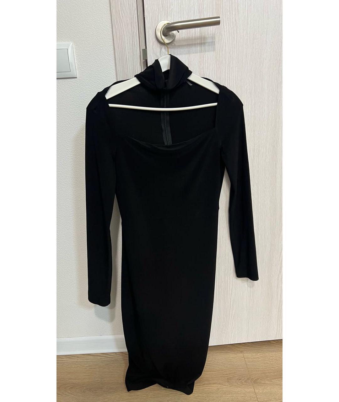 NORMA KAMALI Черное коктейльное платье, фото 4