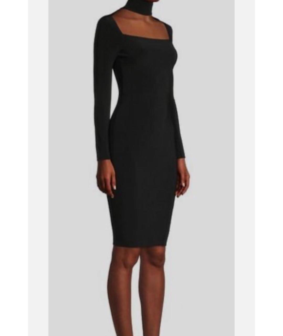 NORMA KAMALI Черное коктейльное платье, фото 5