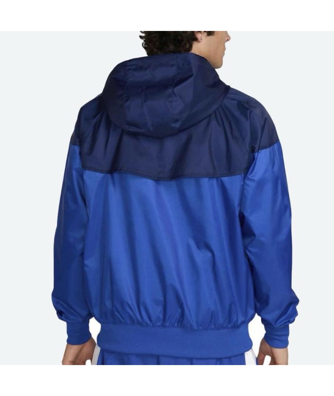 NIKE Синяя полиэстеровая куртка, фото 3