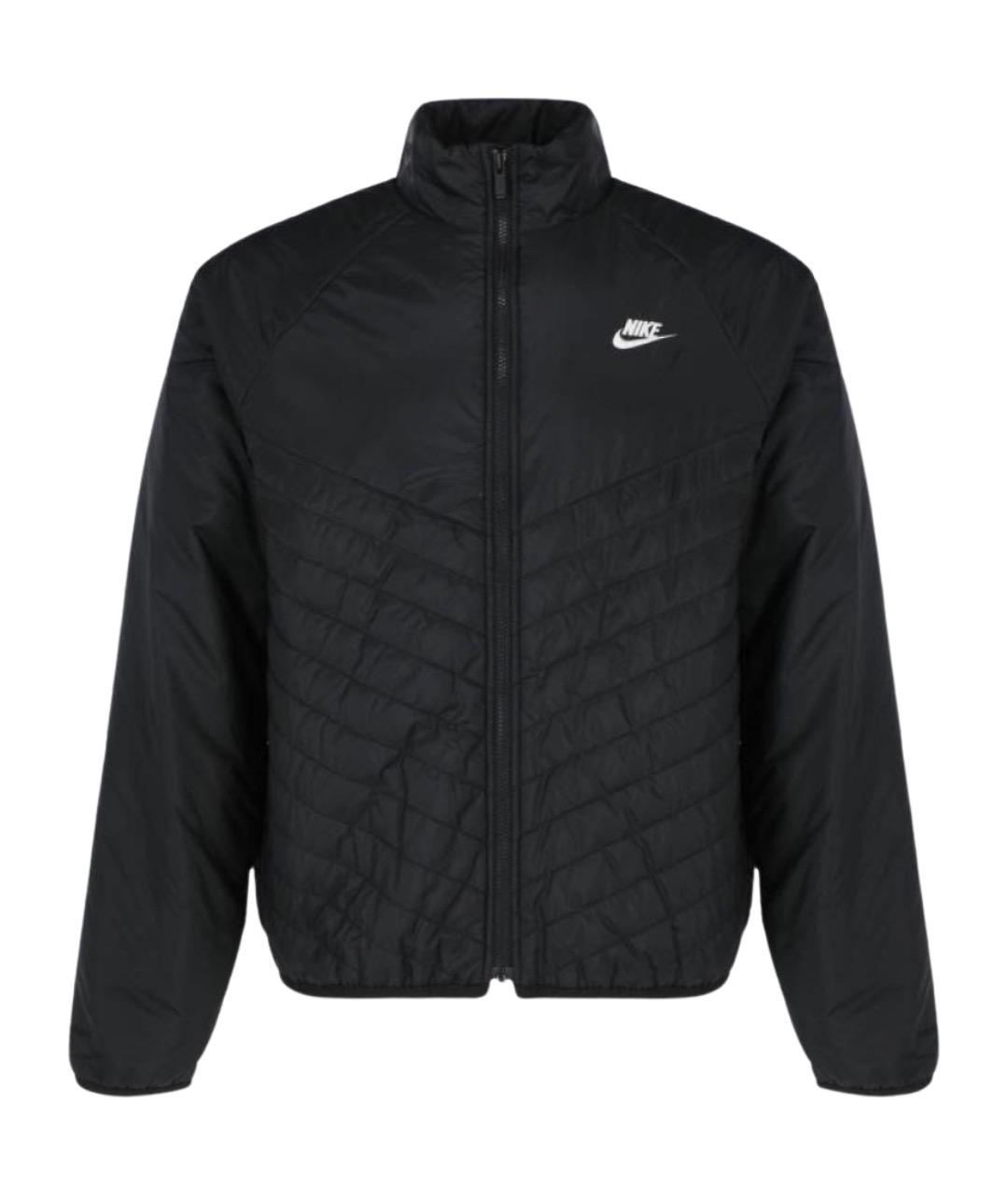 NIKE Черная полиэстеровая куртка, фото 1