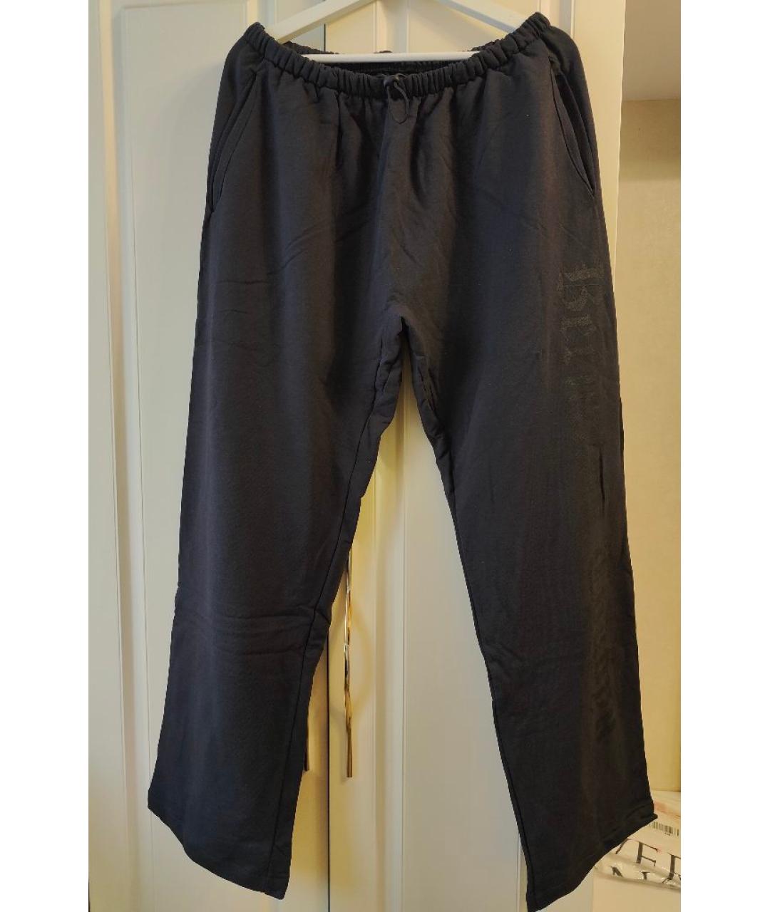 YEEZY Черные хлопковые повседневные брюки, фото 2