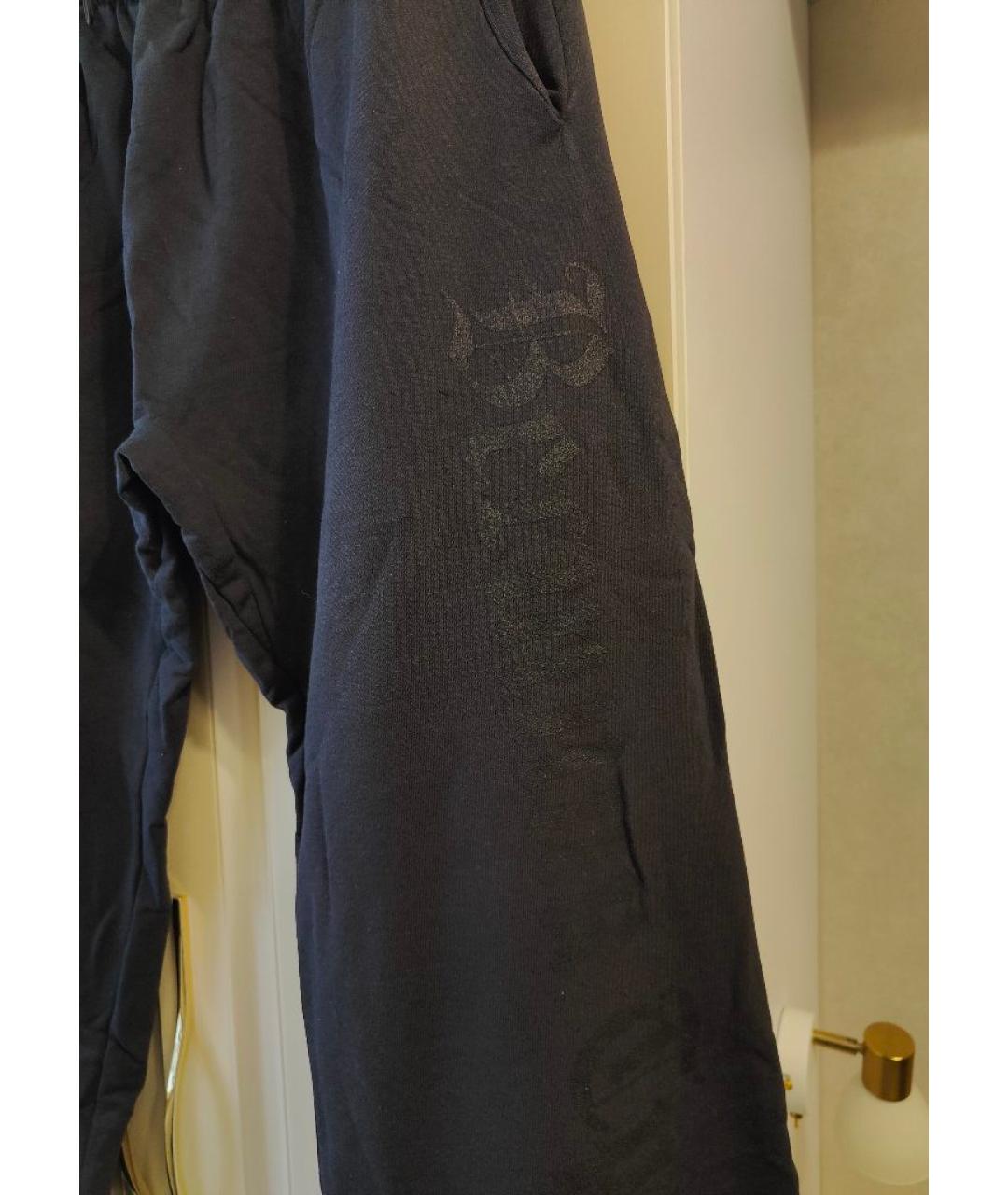 YEEZY Черные хлопковые повседневные брюки, фото 3