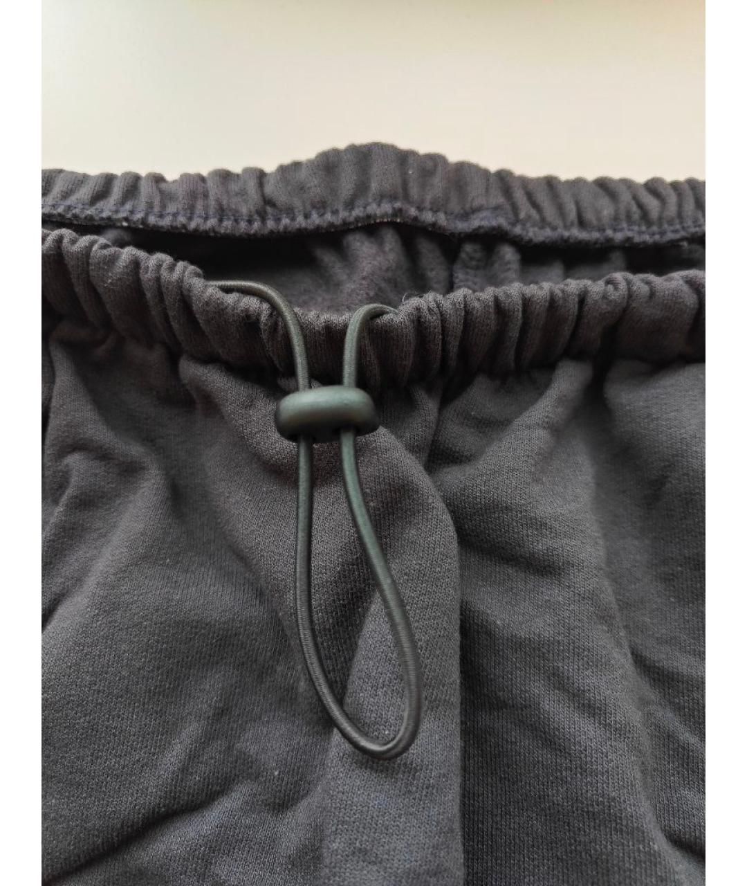 YEEZY Черные хлопковые повседневные брюки, фото 4