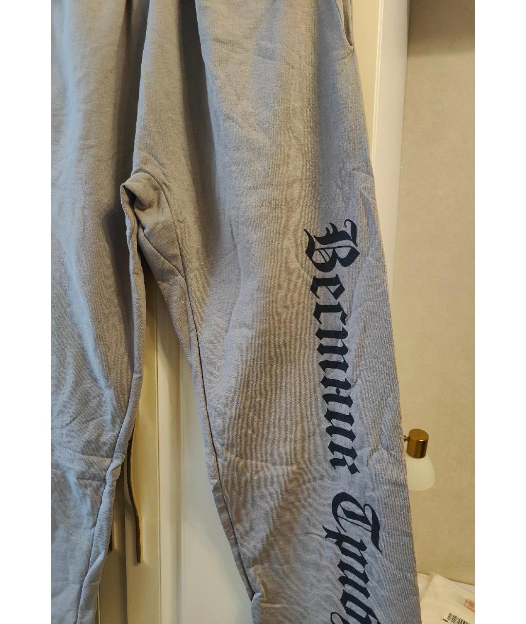 YEEZY Серые хлопковые повседневные брюки, фото 3