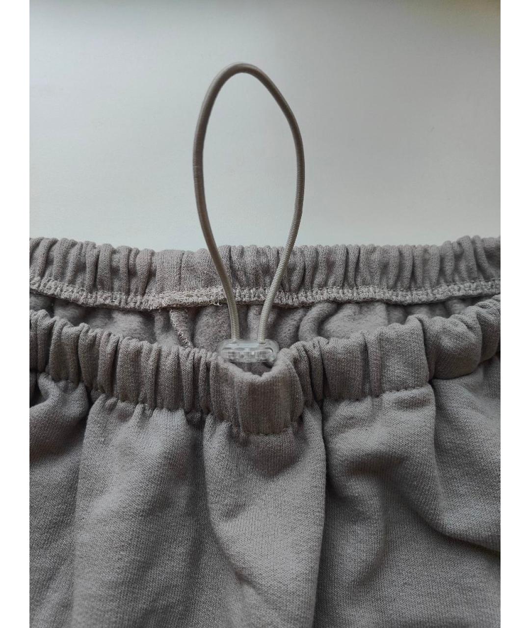 YEEZY Серые хлопковые повседневные брюки, фото 4