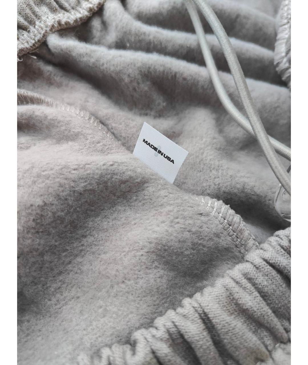 YEEZY Серые хлопковые повседневные брюки, фото 6